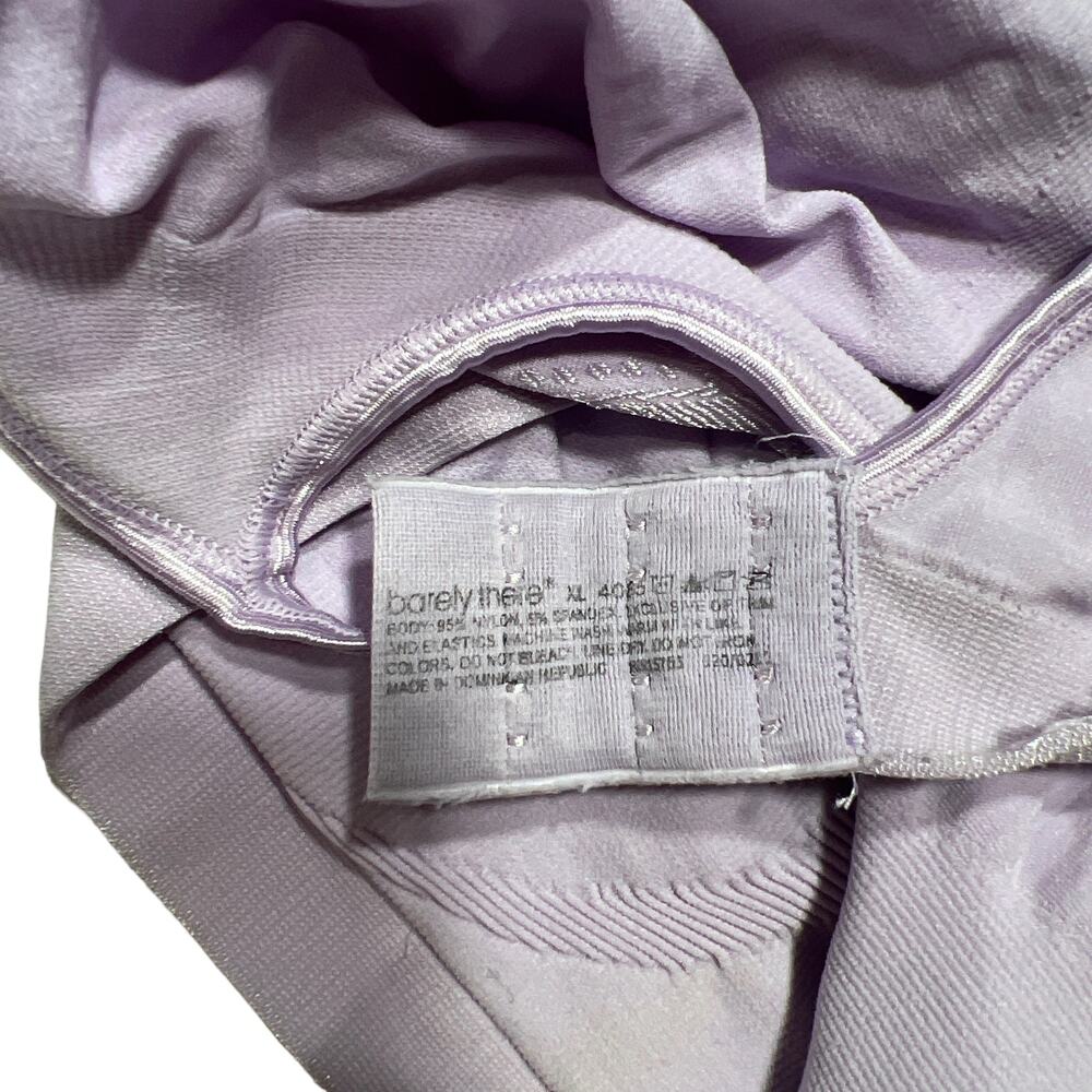 Barely There Wire Free Bralette Sports Bra Top Bundle Lavender Gray Size XL - Picture 5 of 9